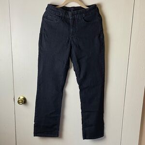 Classic Dark Wash Straight-Leg Jeans